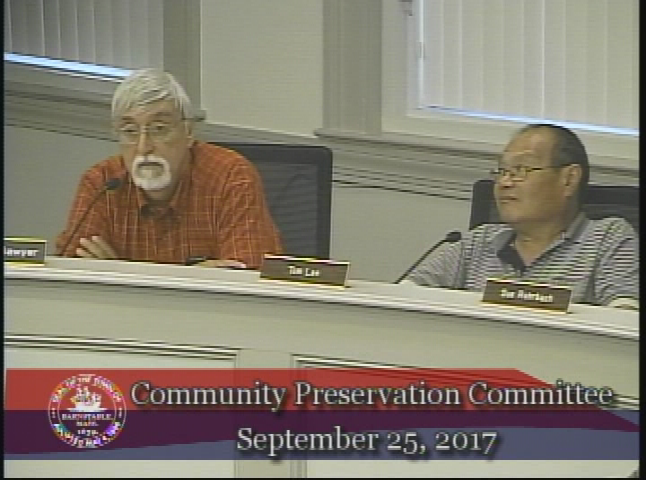 Thumbnail image for Community Preservation Committee 09-25-2017