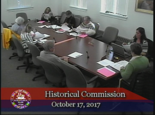Thumbnail image for Historical Commission 10-17-2017