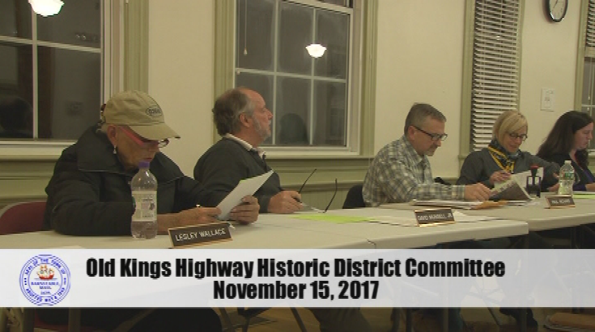 Thumbnail image for Old Kings Highway Historic District Committee 11-15-2017