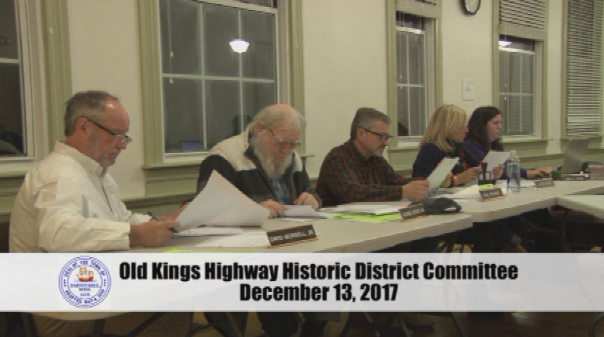 Thumbnail image for Old Kings Highway Historic District Committee 12-13-2017