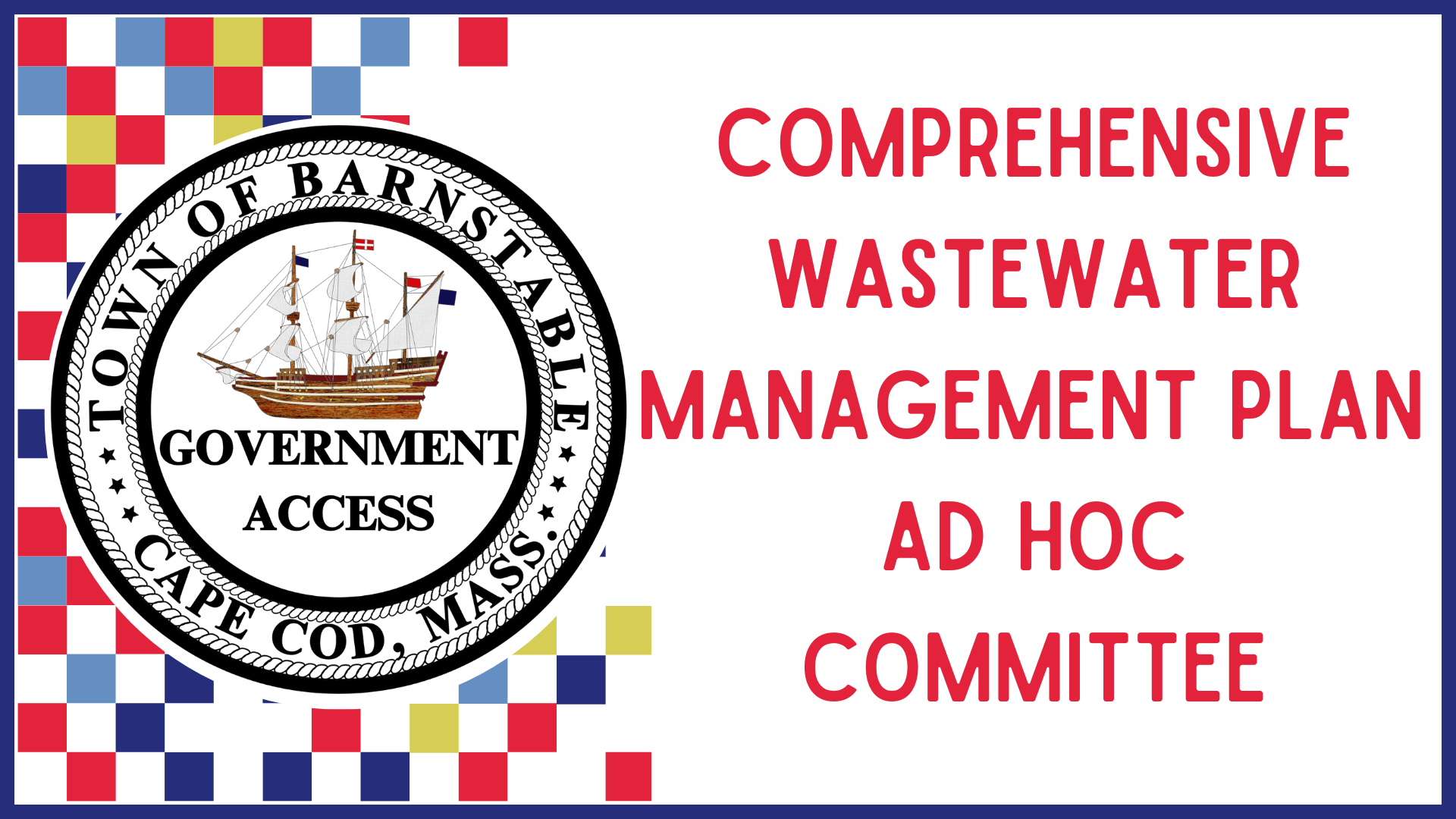 Comprehensive Wastewater Management Plan Ad Hoc Committee 11-18-2025