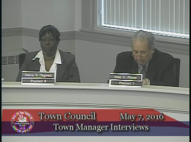Thumbnail image for Town Council Town Manager Interviews III 05-07-2016
